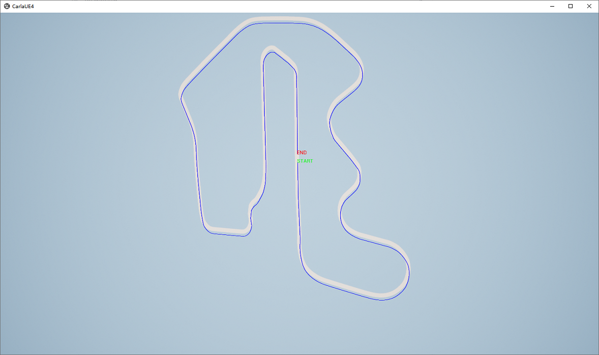 Thunderhill track in CARLA